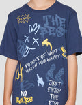 Nevada Print Graffiti No Rules Kaos Anak Laki-laki