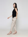 ZES Knit With Fashion Button Vest Wanita MPROW003