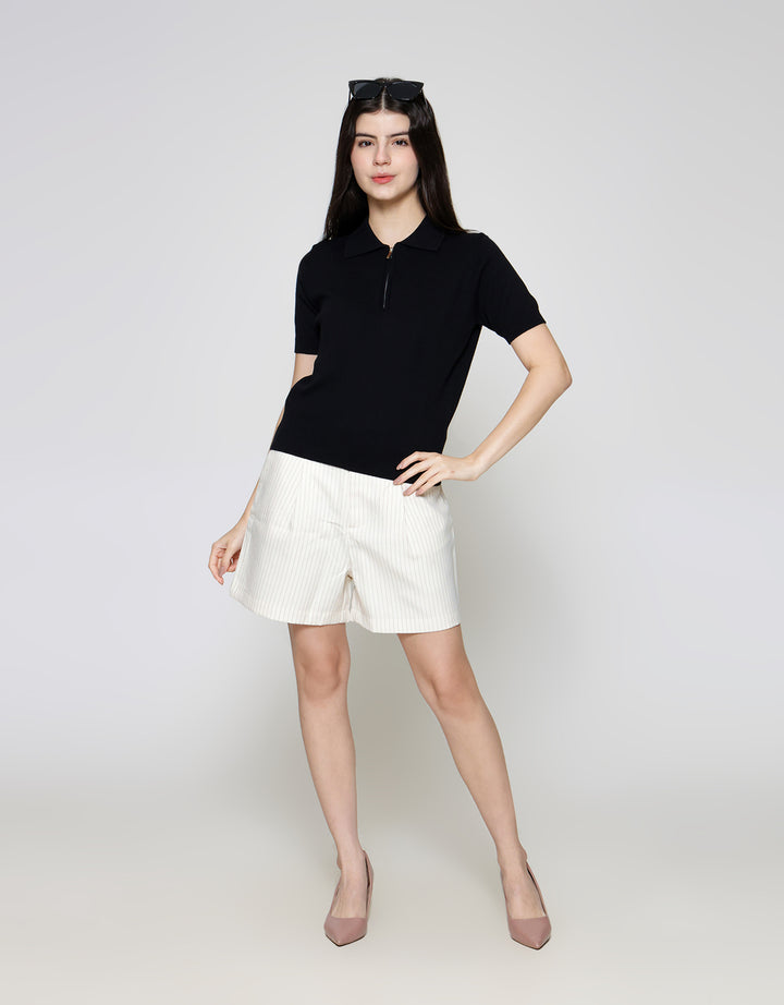 ZES Basic Knit Kaos Polo Wanita MPRTP001