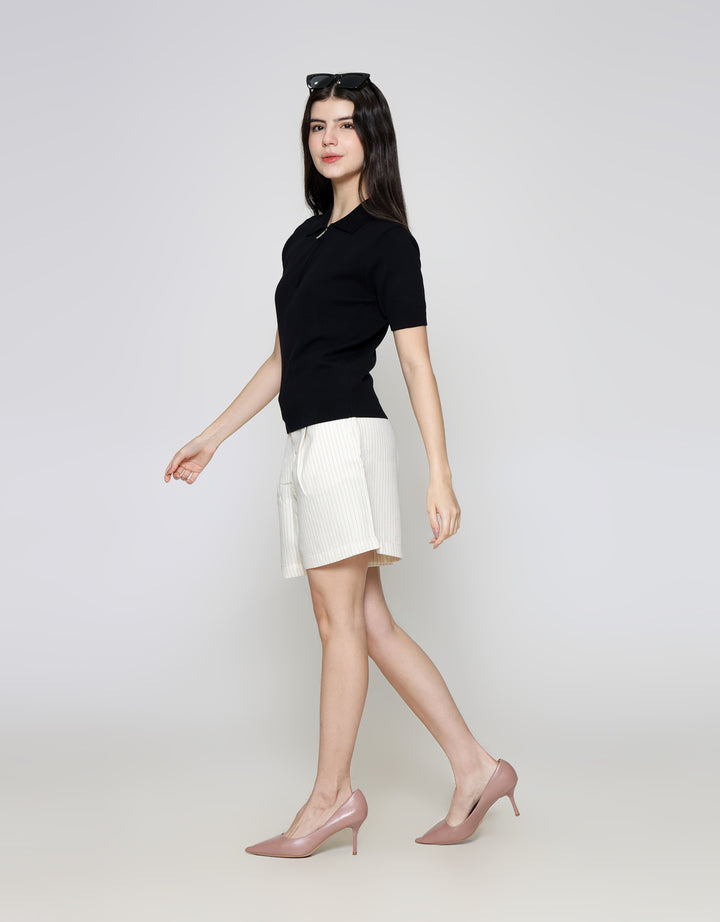 ZES Basic Knit Kaos Polo Wanita MPRTP001