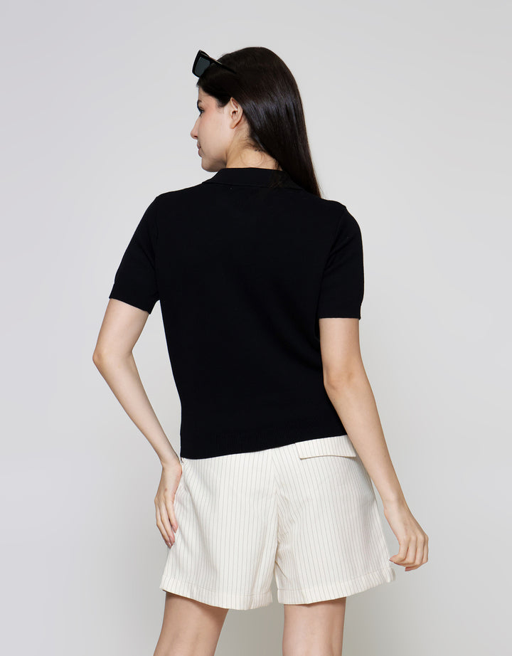 ZES Basic Knit Kaos Polo Wanita MPRTP001