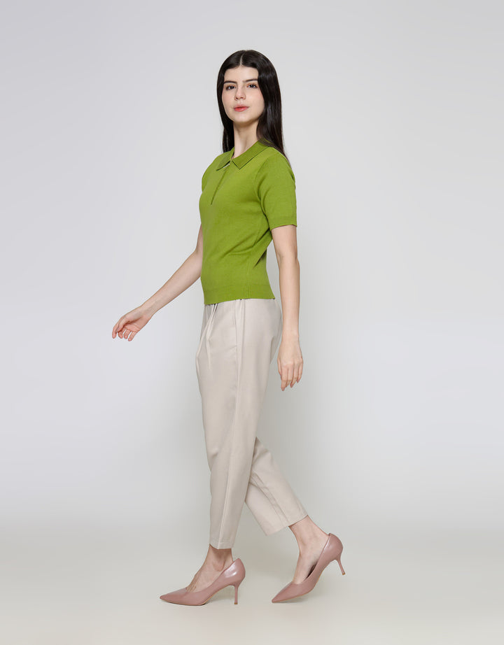 ZES Basic Knit Kaos Polo Wanita MPRTP001