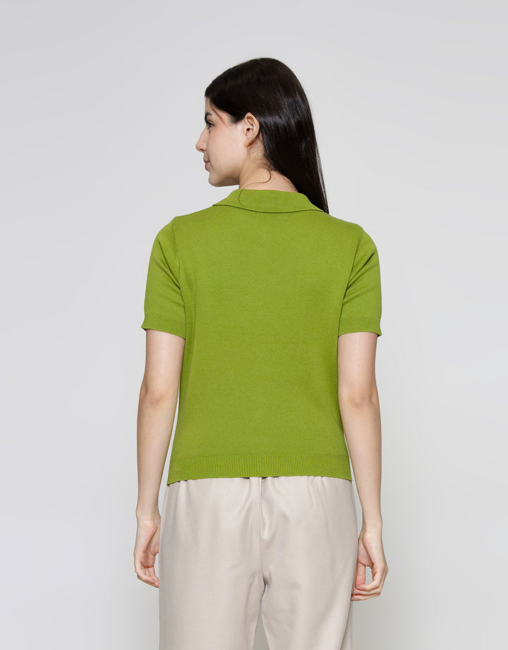 ZES Basic Knit Kaos Polo Wanita MPRTP001