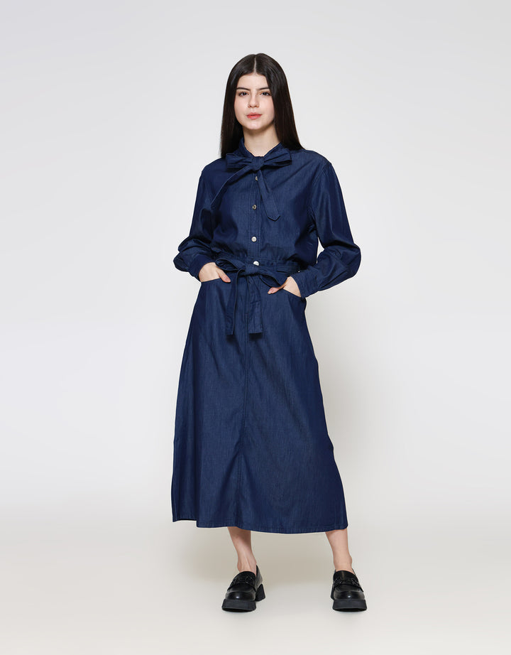 ZES Belt Rok Denim Wanita BLDD001