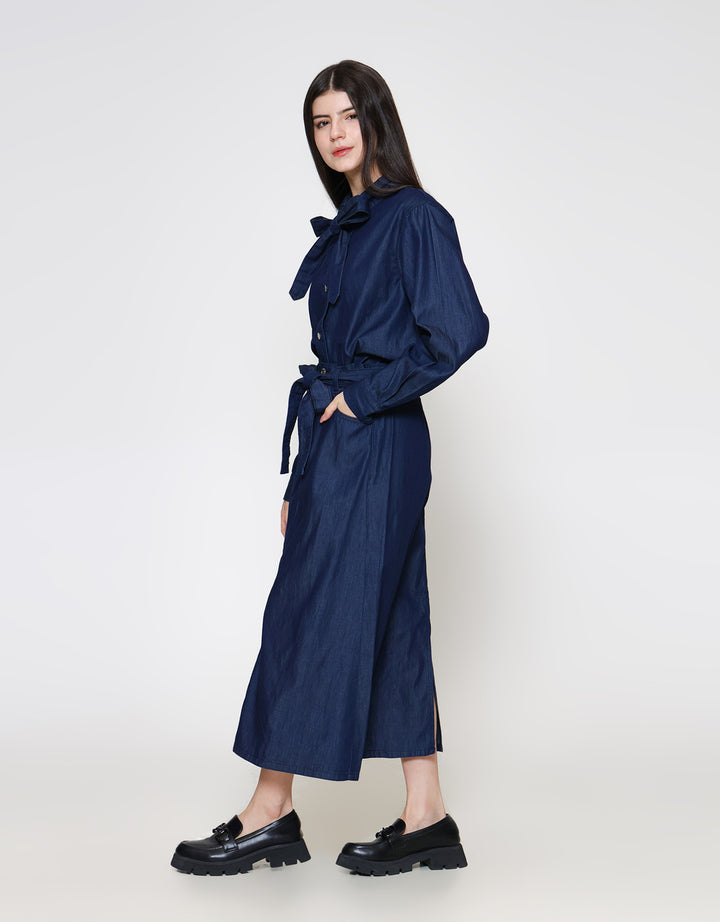 ZES Belt Rok Denim Wanita BLDD001