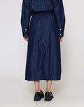 ZES Belt Rok Denim Wanita BLDD001