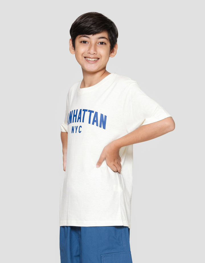 Nevada Sablon Manhattan Kaos Anak Laki-laki