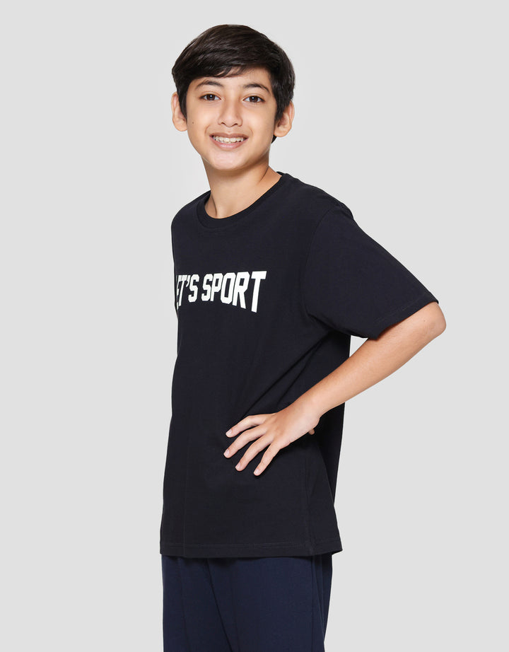 Nevada Sablon Lets Sport Kaos Anak Laki-laki