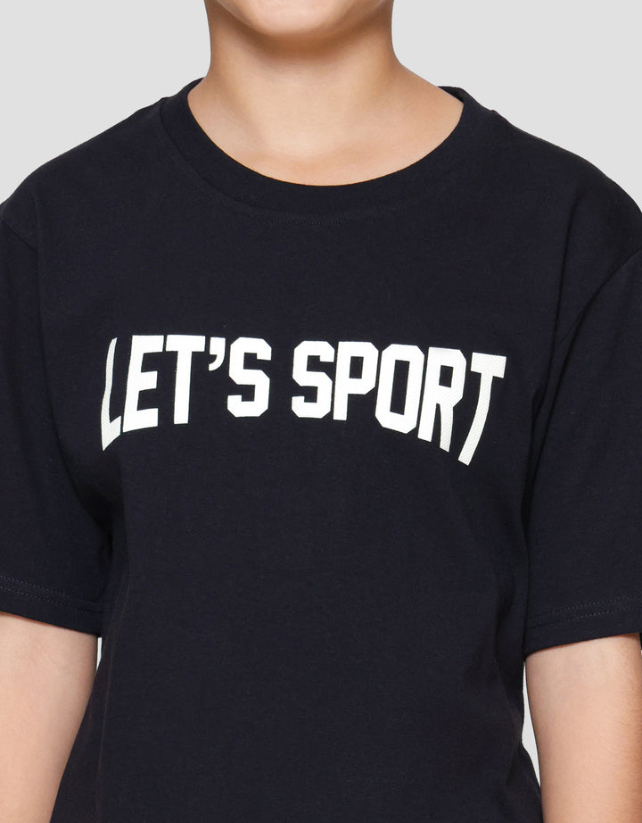 Nevada Sablon Lets Sport Kaos Anak Laki-laki