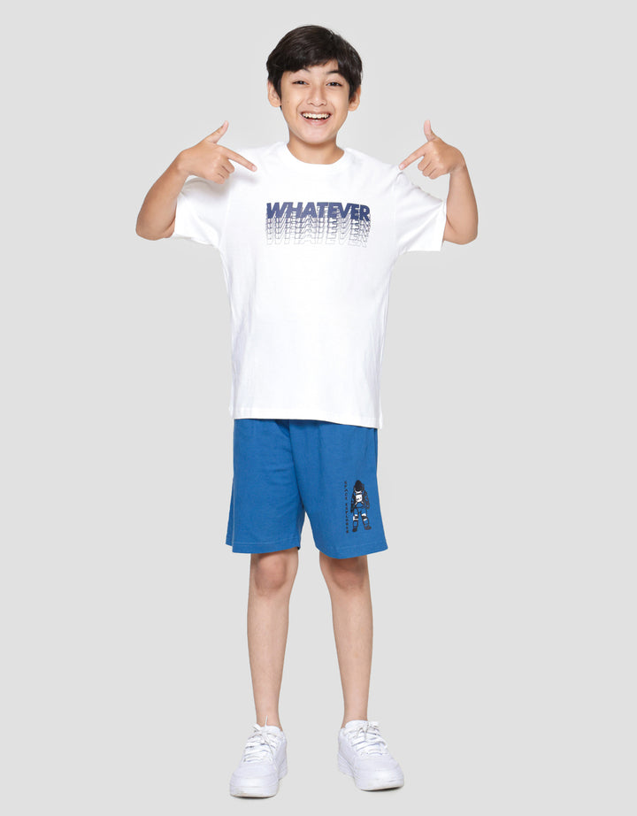 Nevada Sablon Whatever Kaos Anak Laki-laki