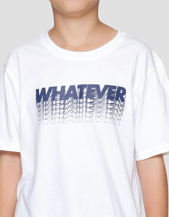 Nevada Sablon Whatever Kaos Anak Laki-laki