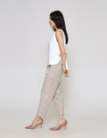 ZES Sleeveless With Statement Button Blouse Wanita MPRWT007