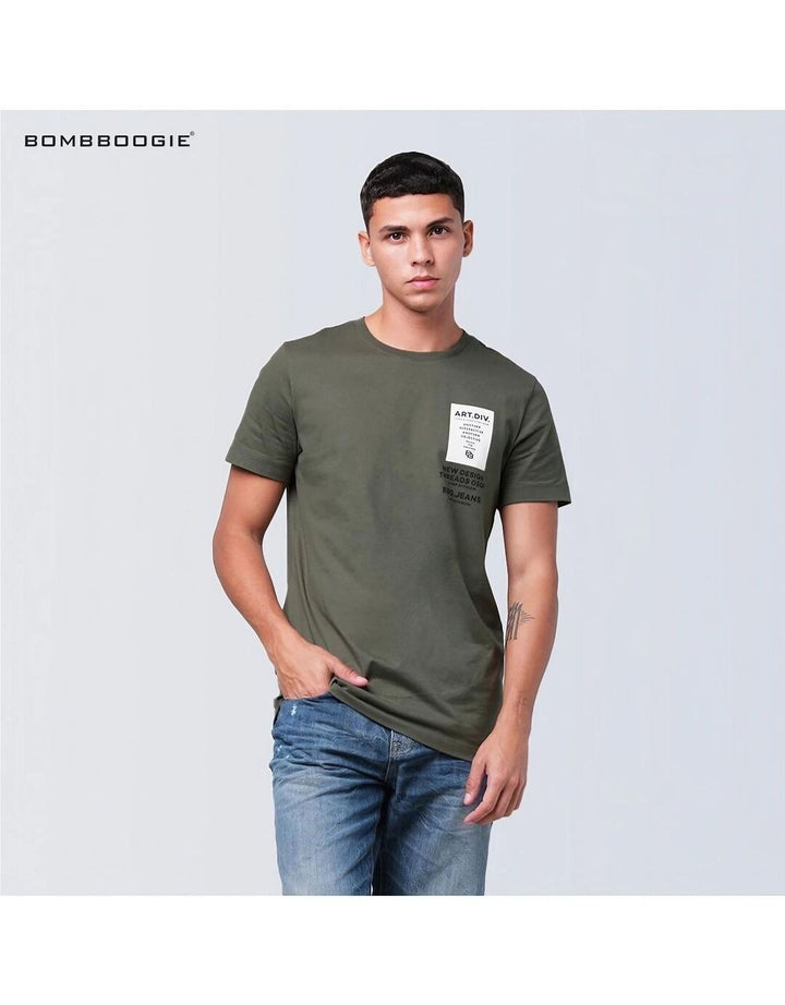 Bombboogie Basic Kaos Polos Pria