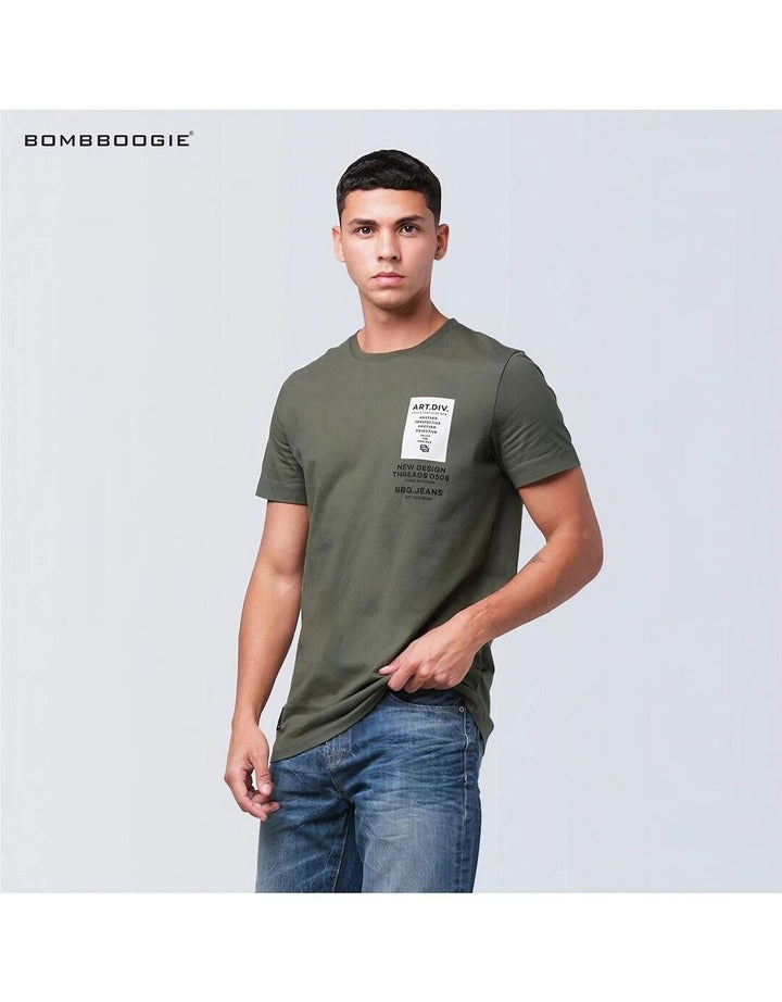 Bombboogie Basic Kaos Polos Pria