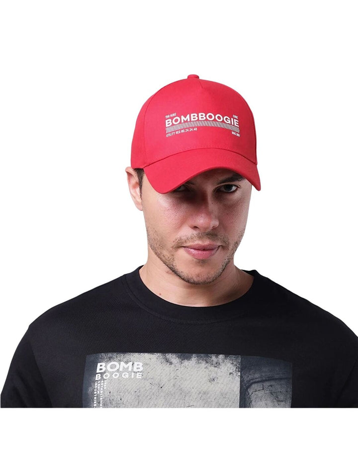 Bombboogie Topi Miguel Red Adjustable Strap Pria