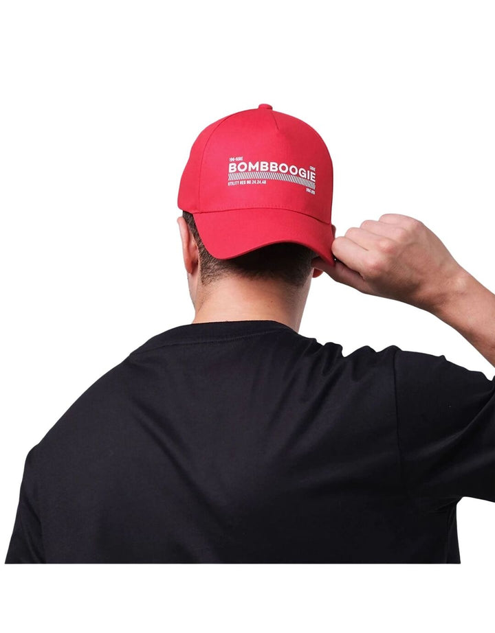 Bombboogie Topi Miguel Red Adjustable Strap Pria