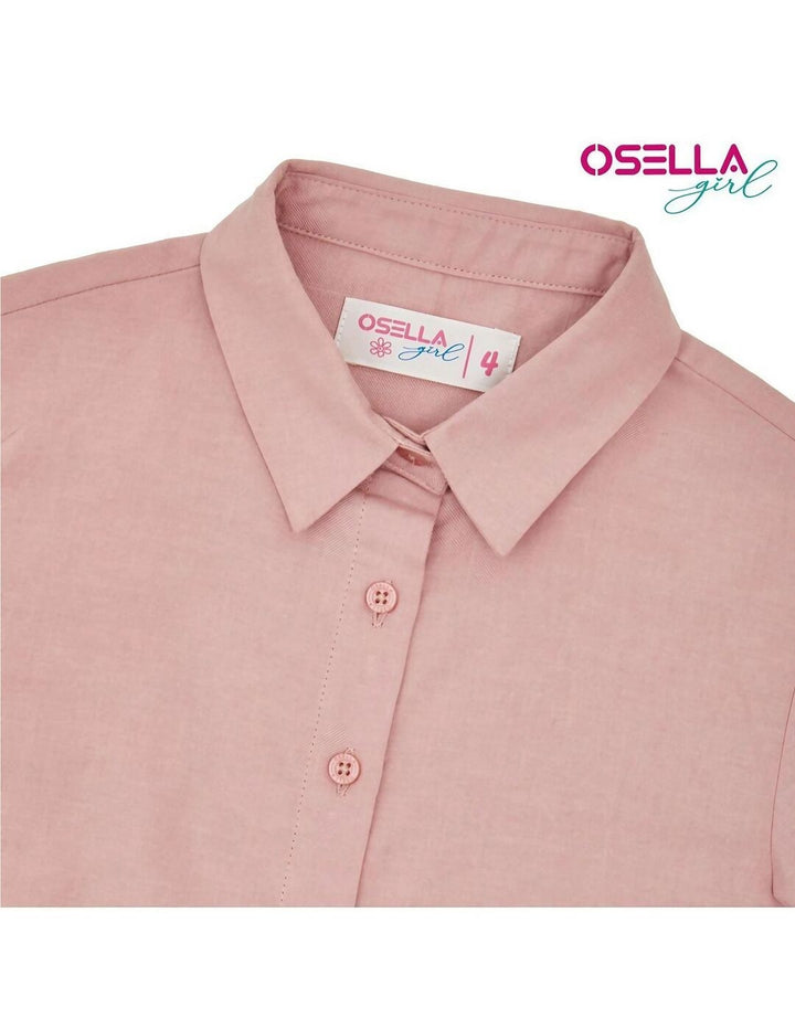 Osella Kaos Cetak Motif Pita Atasan Anak Perempuan