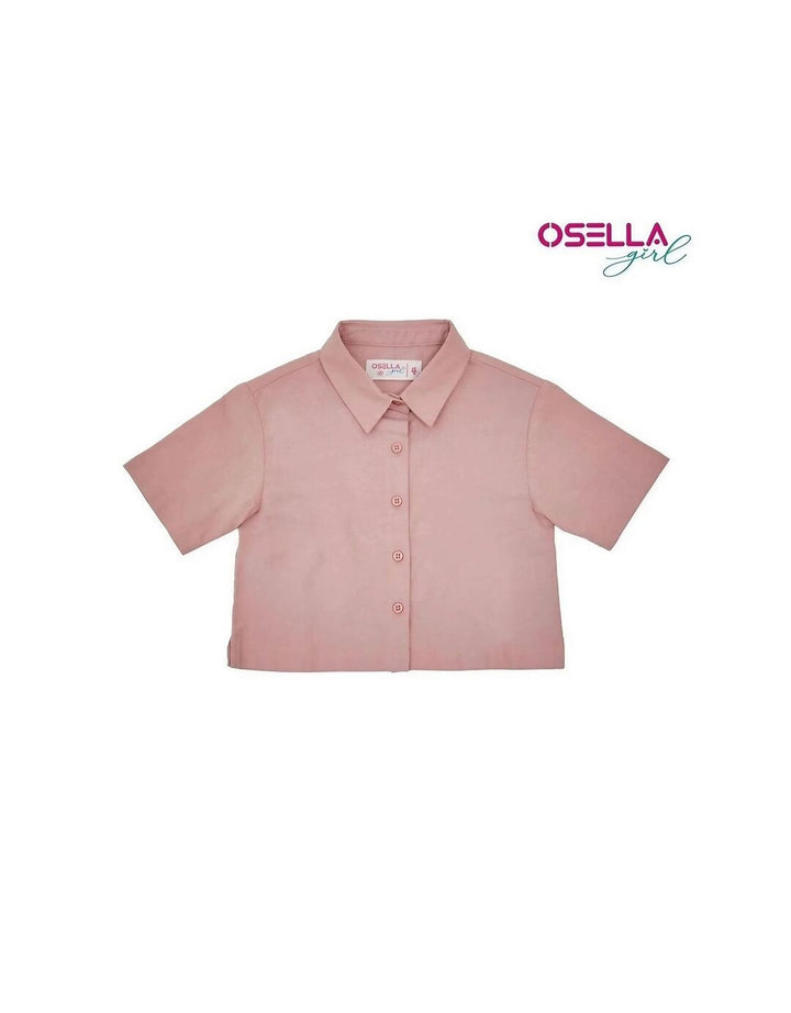 Osella Kaos Cetak Motif Pita Atasan Anak Perempuan