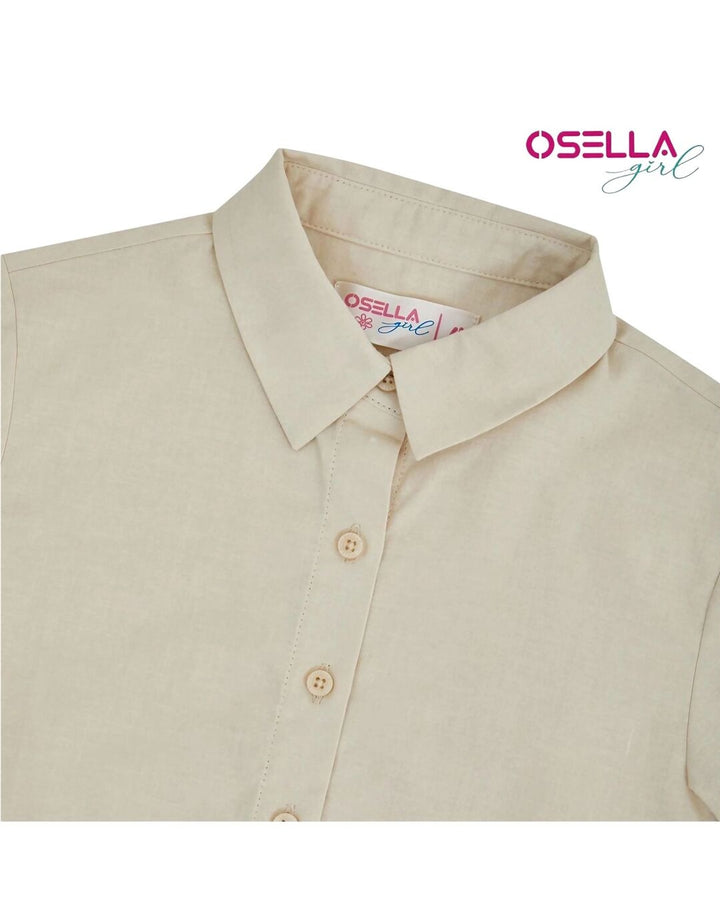 Osella Kaos Cetak Motif Pita Atasan Anak Perempuan