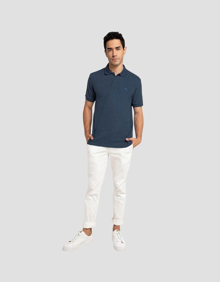 Walrus Polo Kemeja Salur Bernapas Uniseks