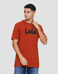 Lois Print Bold Brand Kaos Lengan Pendek Pria