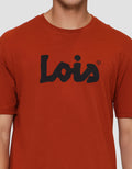 Lois Print Bold Brand Kaos Lengan Pendek Pria