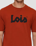 Lois Print Bold Brand Kaos Lengan Pendek Pria