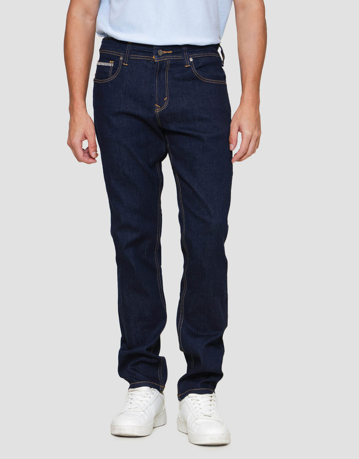 Lois Slim Stretch Fit Jeans Detail Button Celana Denim Pria