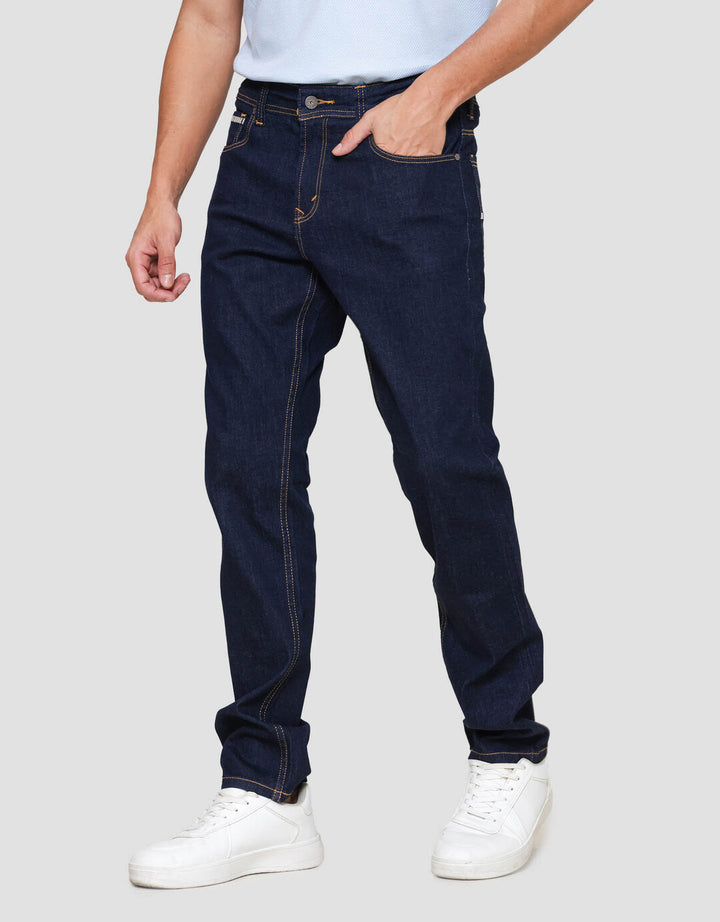 Lois Slim Stretch Fit Jeans Detail Button Celana Denim Pria