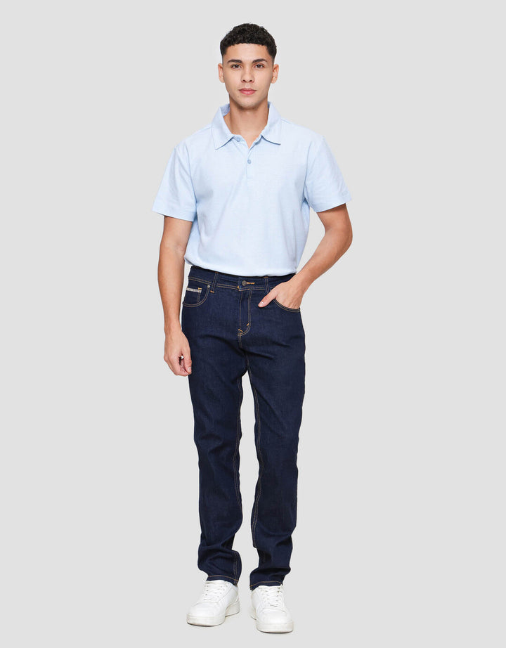 Lois Slim Stretch Fit Jeans Detail Button Celana Denim Pria
