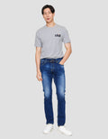 Lois Sls108C Slim Stretch Fit Celana Jeans Pria