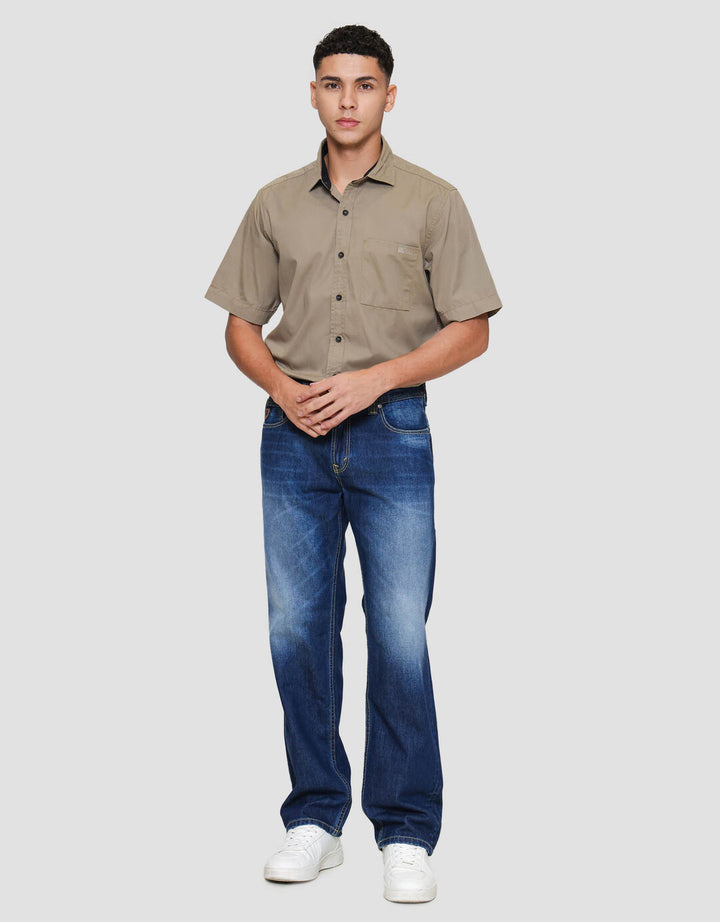 Lois Straight Fit Jeans Celana Denim Pria