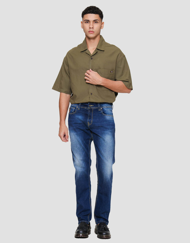 Lois Slim Stretch Fit Jeans Celana Panjang Denim Pria