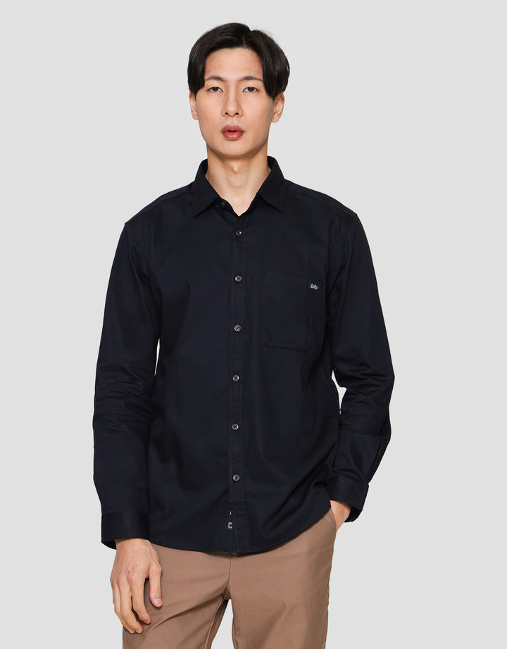 Lois Kemeja Polos Pria