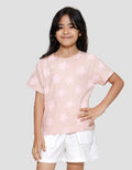Little M Flower Kecil Kaos Anak Perempuan