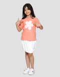 Little M Blooming Flower Kaos Anak Perempuan