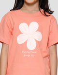 Little M Blooming Flower Kaos Anak Perempuan