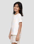 Little M Print Flower Besar Kaos Anak Perempuan