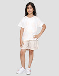 Little M Print Flower Besar Kaos Anak Perempuan