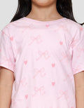 Little M Print Pita Kaos Anak Perempuan
