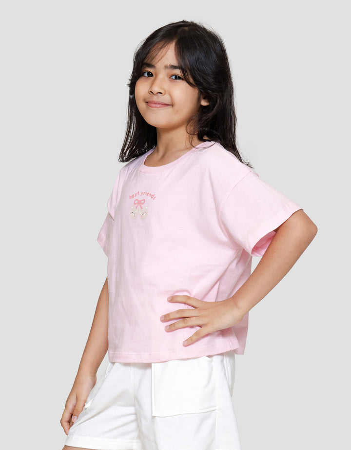 Little M Back Print Best Friend Kaos Anak Perempuan