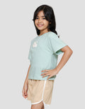 Little M Back Print Kaos Anak Perempuan