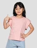 Little M Enzyme Lengan Lipat Kaos Anak Perempuan