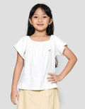 Little M Gathered Lengan Flare Simply Kaos Anak Perempuan
