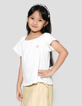 Little M Gathered Lengan Flare Simply Kaos Anak Perempuan