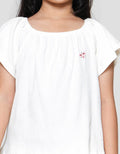 Little M Gathered Lengan Flare Simply Kaos Anak Perempuan