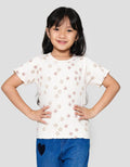 Little M Rib Bordir Bonjour Mon Ami Kaos Anak Perempuan