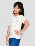 Little M Rib Bordir Bonjour Mon Ami Kaos Anak Perempuan