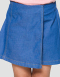 Little M Look Polos Celana Rok Denim Anak Perempuan