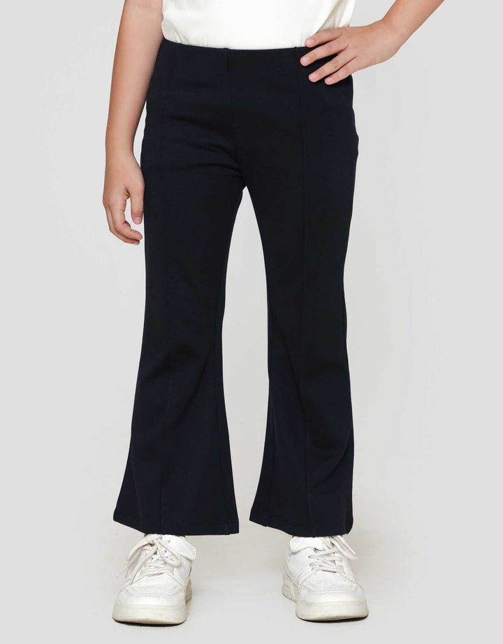 Little M Flare Rayon Spandex Celana Legging Anak Perempuan